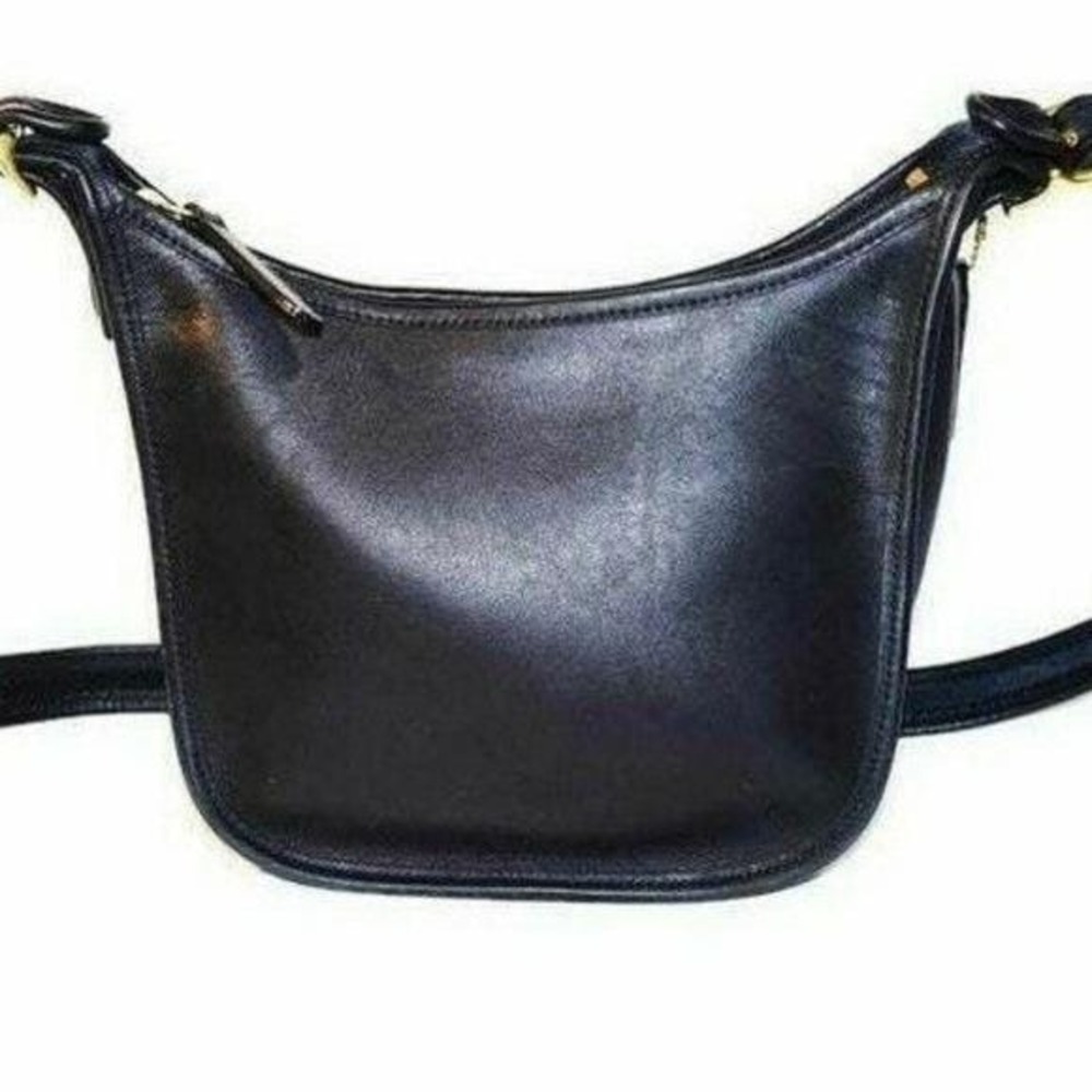 Coach Janice Legacy 2001 Shoulder Bag Womens Medium Black Leather‎ 9950 Hobo